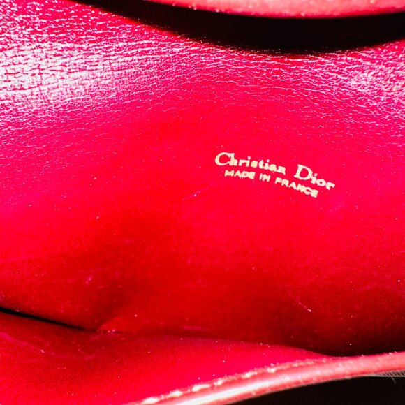 CHRISTIAN DIOR MONOGRAM JACQUARD AND LEATHER BIFOLD CHECKBOOK TRAVEL WALLET - Picture 9 of 9